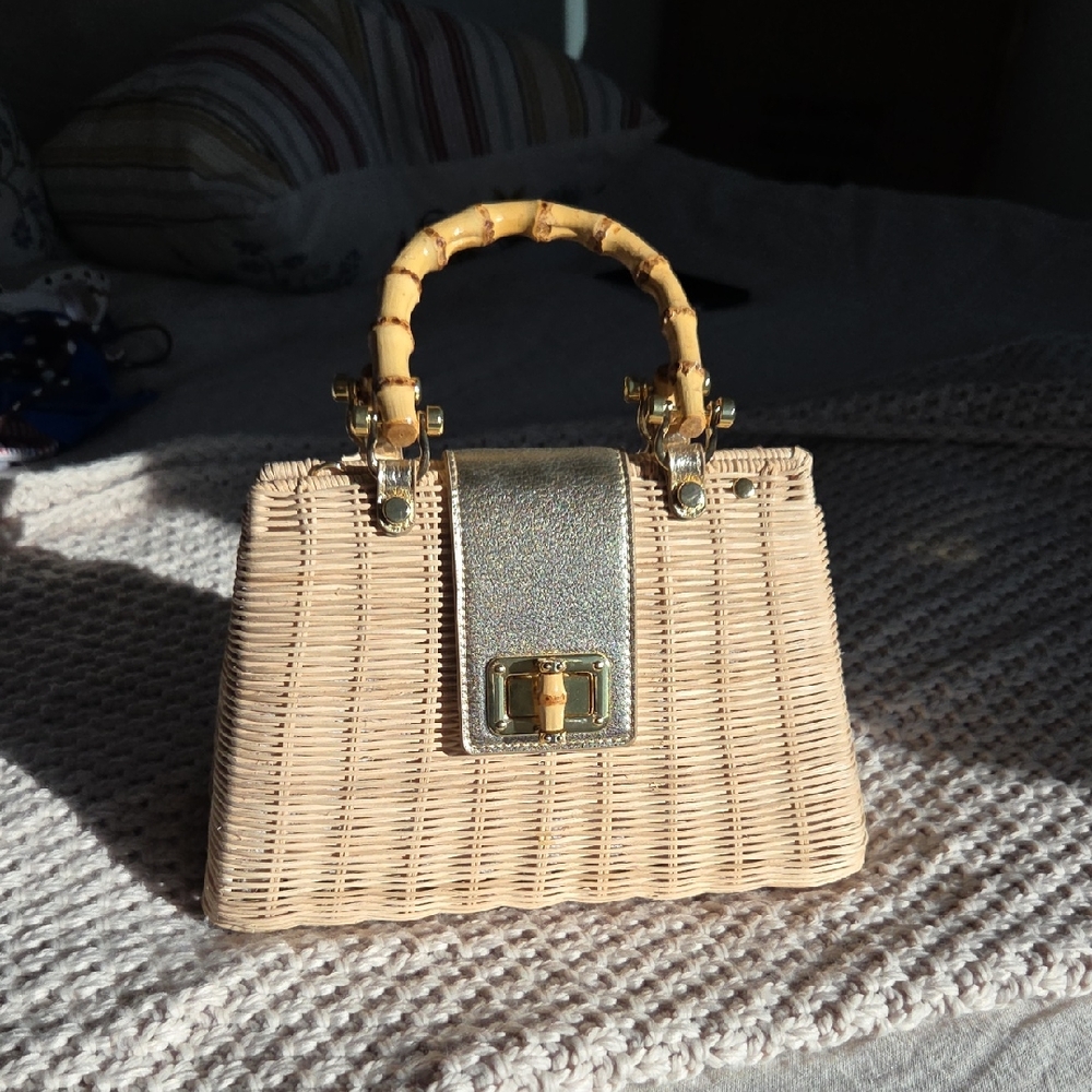 Lily Pulitzer woven Purse